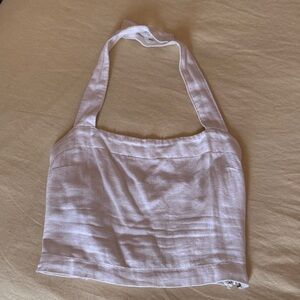 Abercrombie & Fitch Elegant Cream Women's Crop Top